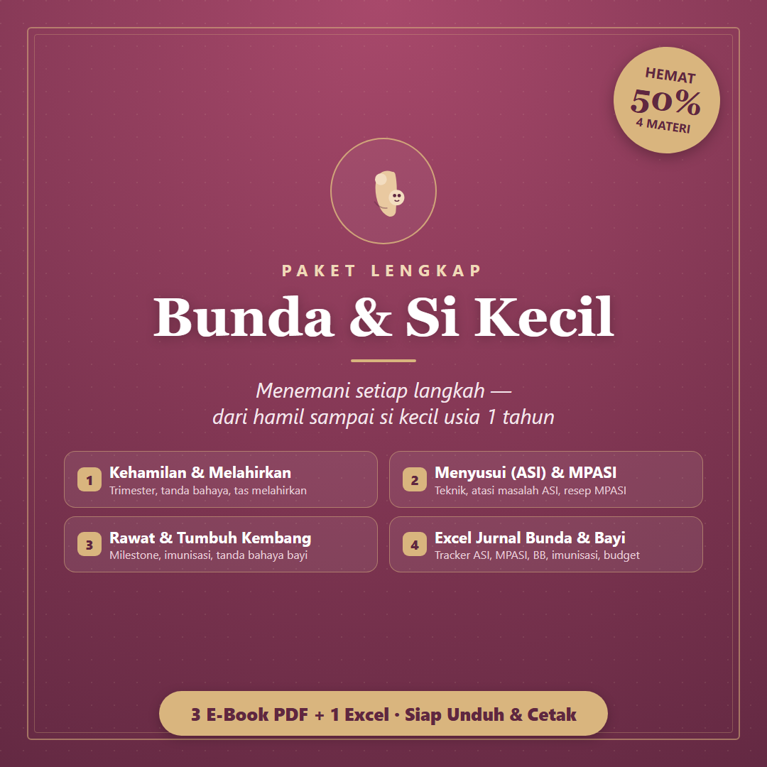PAKET LENGKAP Bunda & Si Kecil